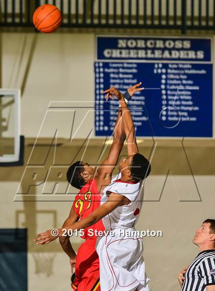 Thumbnail 2 in Jenkins vs. Winston-Salem Prep (Hilton Invitational) photogallery.