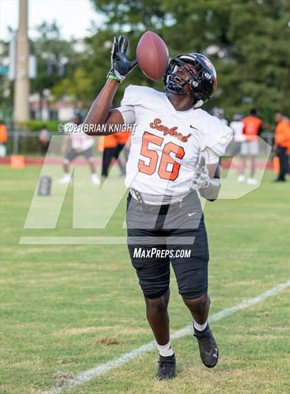 Thumbnail 2 in Seminole Seminoles vs. Jones Fightin' Tigers (Kickoff Classic) photogallery.