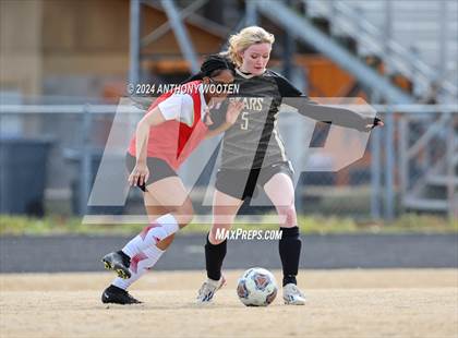 Thumbnail 3 in Gray's Creek vs Hoke County (Kicking for Cancer Girls Soccer Jamboree) photogallery.