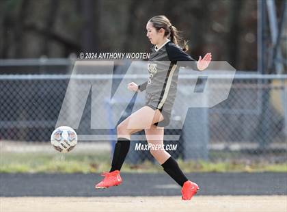Thumbnail 3 in Gray's Creek vs Hoke County (Kicking for Cancer Girls Soccer Jamboree) photogallery.