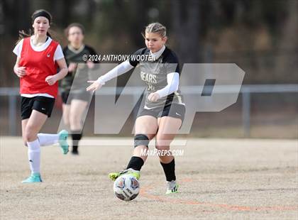 Thumbnail 1 in Gray's Creek vs Hoke County (Kicking for Cancer Girls Soccer Jamboree) photogallery.