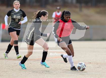 Thumbnail 1 in Gray's Creek vs Hoke County (Kicking for Cancer Girls Soccer Jamboree) photogallery.
