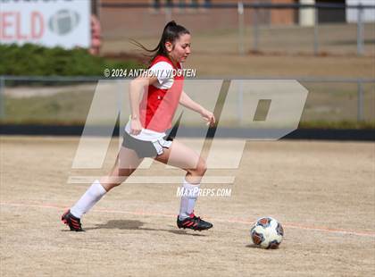 Thumbnail 1 in Gray's Creek vs Hoke County (Kicking for Cancer Girls Soccer Jamboree) photogallery.