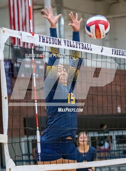Thumbnail 1 in Northwood Temple Academy vs Freedom Christian Academy (SAC Conference Finals) photogallery.