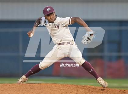 Thumbnail 3 in Mansfield Timberview @ Trimble Tech (UIL 5A Baseball Division II Region I Bi-District) photogallery.