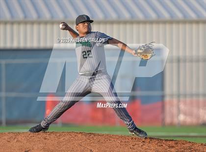 Thumbnail 3 in Mansfield Timberview @ Trimble Tech (UIL 5A Baseball Division II Region I Bi-District) photogallery.