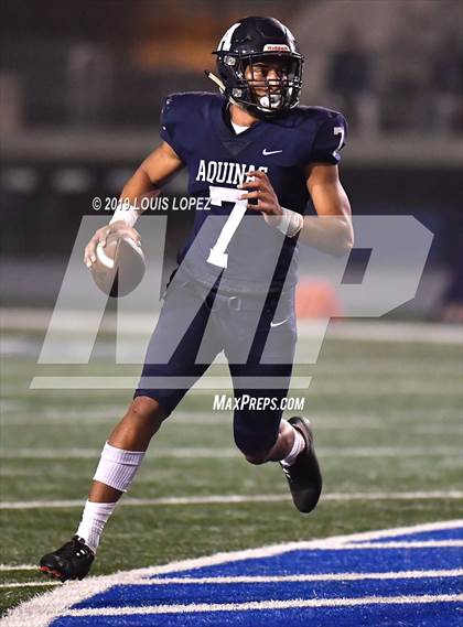 Thumbnail 1 in Clayton Valley Charter vs. Aquinas (CIF State DIV 2AA Final) photogallery.