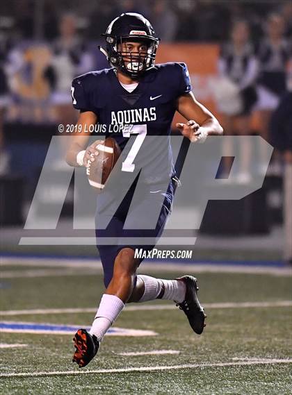 Thumbnail 2 in Clayton Valley Charter vs. Aquinas (CIF State DIV 2AA Final) photogallery.