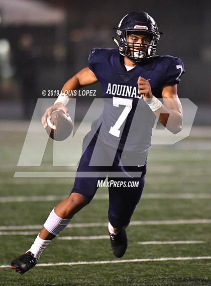 Thumbnail 2 in Clayton Valley Charter vs. Aquinas (CIF State DIV 2AA Final) photogallery.