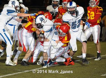 Thumbnail 3 in Seton Catholic vs. Snowflake (AIA D4 Playoff) photogallery.
