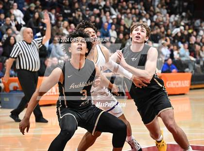 Thumbnail 3 in Archbishop Riordan vs. Archbishop Mitty (CIF CCS Open Final)  photogallery.