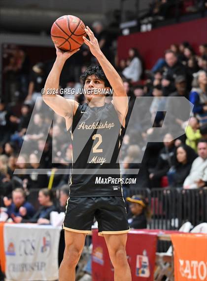 Thumbnail 1 in Archbishop Riordan vs. Archbishop Mitty (CIF CCS Open Final)  photogallery.