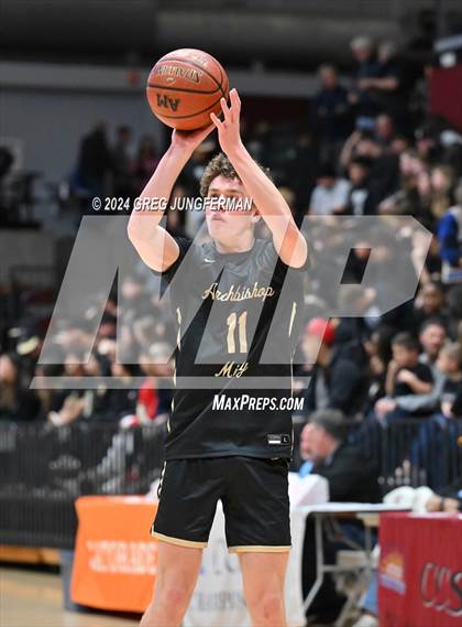 Thumbnail 3 in Archbishop Riordan vs. Archbishop Mitty (CIF CCS Open Final)  photogallery.