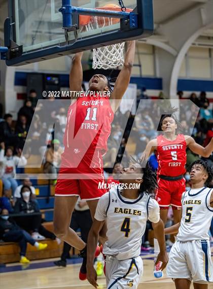 Thumbnail 2 in Northwood Temple Academy vs. Seventy-First (MLK Dream Jam at Terry Sanford) photogallery.
