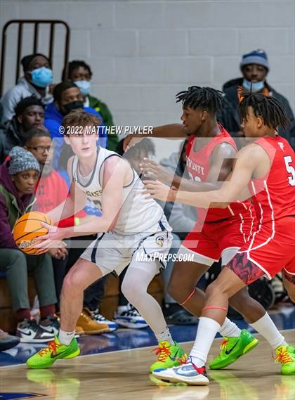 Thumbnail 2 in Northwood Temple Academy vs. Seventy-First (MLK Dream Jam at Terry Sanford) photogallery.