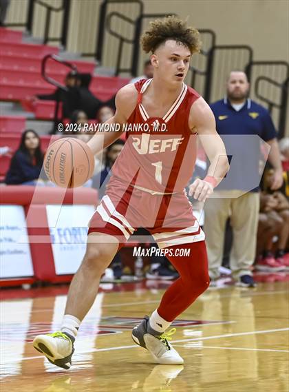 Thumbnail 2 in South Bend Riley vs Jeffersonville (Fishers Holiday Classic) photogallery.