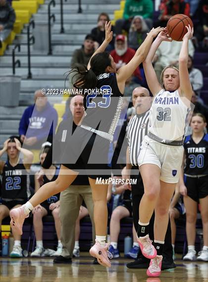 Thumbnail 2 in Marian vs. Papillion-LaVista South (Metro Tournament) photogallery.