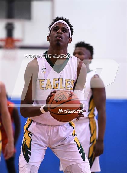 Thumbnail 2 in Central Florida Christian Academy vs. West Orange (Cancer Awareness Classic) photogallery.