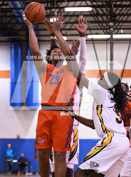 Thumbnail 2 in Central Florida Christian Academy vs. West Orange (Cancer Awareness Classic) photogallery.
