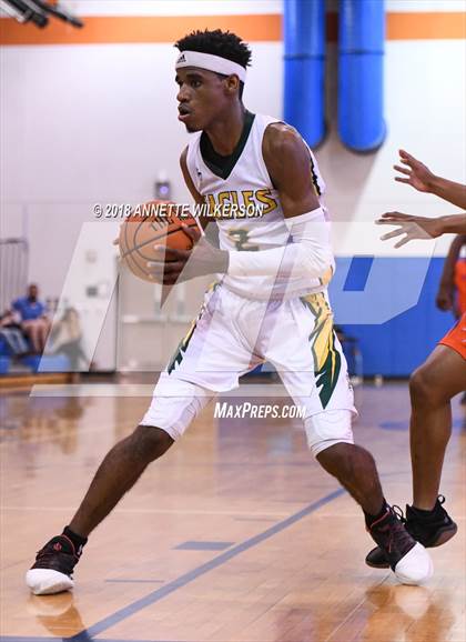 Thumbnail 2 in Central Florida Christian Academy vs. West Orange (Cancer Awareness Classic) photogallery.