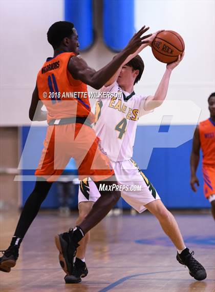 Thumbnail 2 in Central Florida Christian Academy vs. West Orange (Cancer Awareness Classic) photogallery.