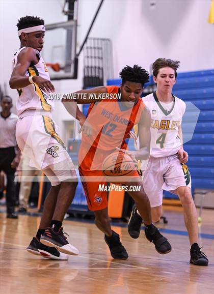 Thumbnail 1 in Central Florida Christian Academy vs. West Orange (Cancer Awareness Classic) photogallery.