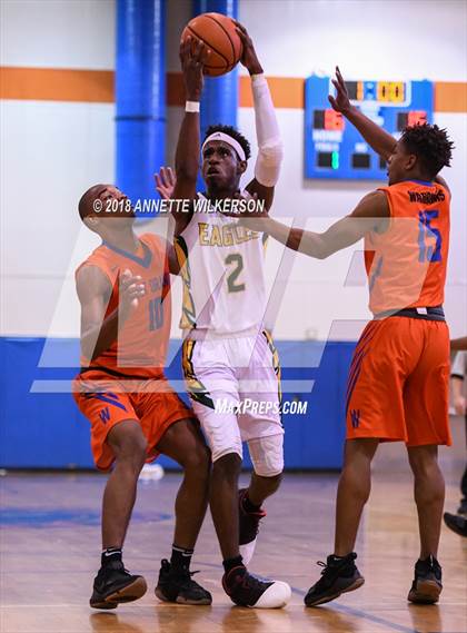 Thumbnail 2 in Central Florida Christian Academy vs. West Orange (Cancer Awareness Classic) photogallery.