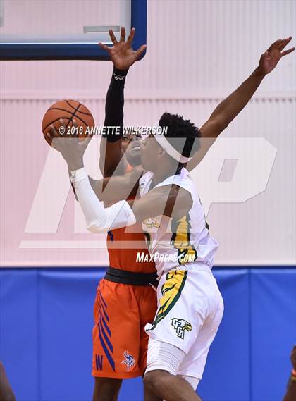 Thumbnail 2 in Central Florida Christian Academy vs. West Orange (Cancer Awareness Classic) photogallery.