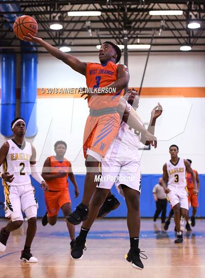 Thumbnail 2 in Central Florida Christian Academy vs. West Orange (Cancer Awareness Classic) photogallery.