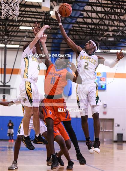 Thumbnail 2 in Central Florida Christian Academy vs. West Orange (Cancer Awareness Classic) photogallery.