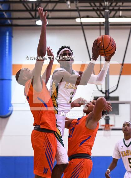 Thumbnail 3 in Central Florida Christian Academy vs. West Orange (Cancer Awareness Classic) photogallery.