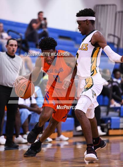 Thumbnail 1 in Central Florida Christian Academy vs. West Orange (Cancer Awareness Classic) photogallery.