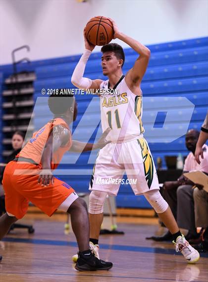 Thumbnail 2 in Central Florida Christian Academy vs. West Orange (Cancer Awareness Classic) photogallery.