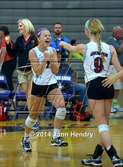 Thumbnail 3 in Assumption vs. Archbishop Mitty (Durango Fall Classic) photogallery.