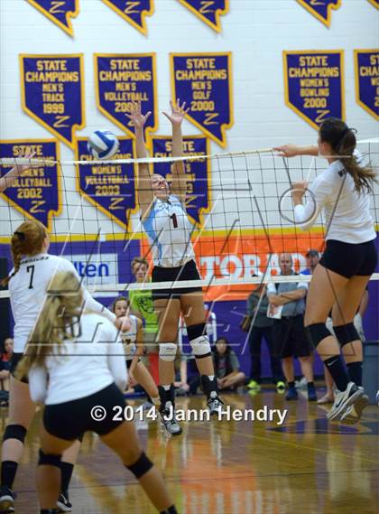 Thumbnail 2 in Assumption vs. Archbishop Mitty (Durango Fall Classic) photogallery.