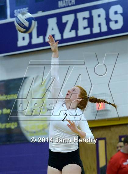Thumbnail 2 in Assumption vs. Archbishop Mitty (Durango Fall Classic) photogallery.