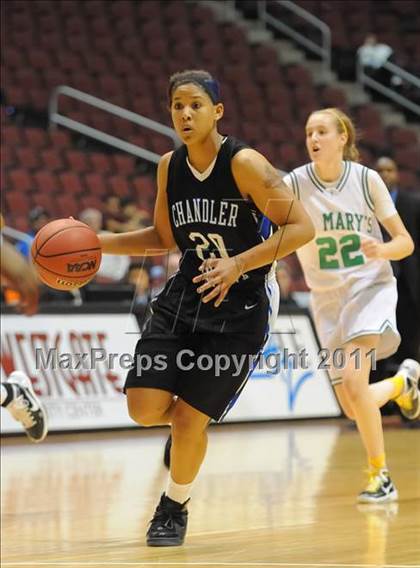 Thumbnail 3 in St. Mary's vs. Chandler (AIA State 5A-I Final) photogallery.