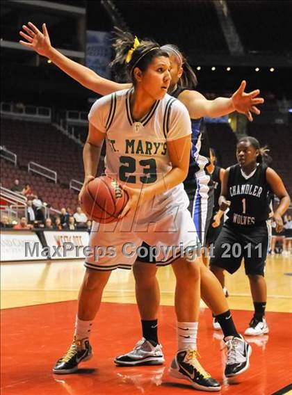 Thumbnail 1 in St. Mary's vs. Chandler (AIA State 5A-I Final) photogallery.
