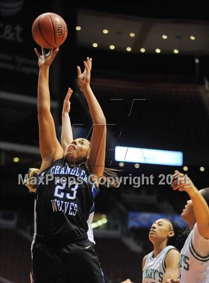 Thumbnail 3 in St. Mary's vs. Chandler (AIA State 5A-I Final) photogallery.