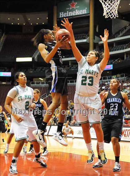 Thumbnail 2 in St. Mary's vs. Chandler (AIA State 5A-I Final) photogallery.