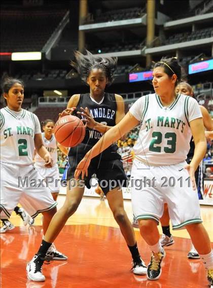 Thumbnail 1 in St. Mary's vs. Chandler (AIA State 5A-I Final) photogallery.