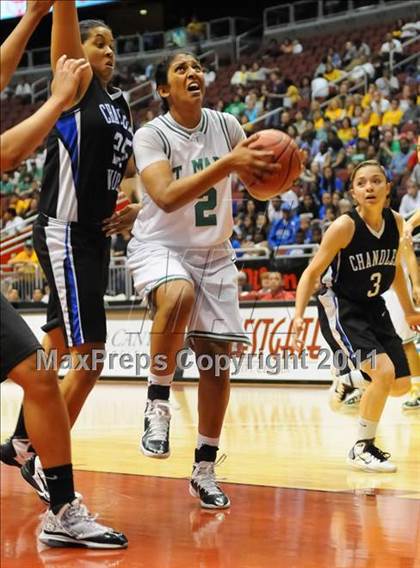 Thumbnail 3 in St. Mary's vs. Chandler (AIA State 5A-I Final) photogallery.