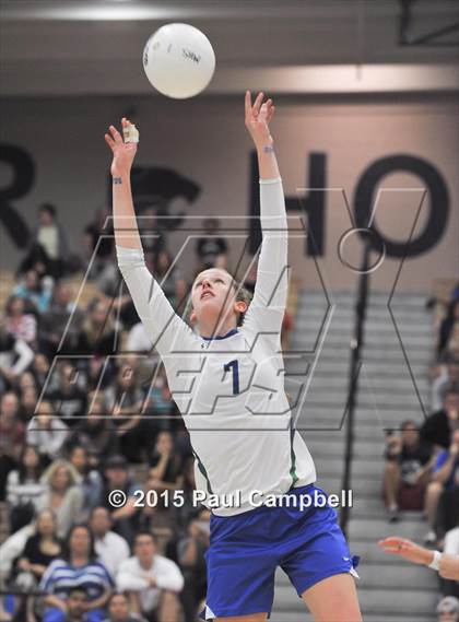 Thumbnail 1 in Gilbert vs Xavier (AIA Semifinal Playoff) photogallery.