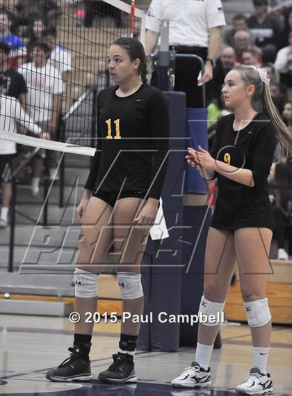 Thumbnail 1 in Gilbert vs Xavier (AIA Semifinal Playoff) photogallery.
