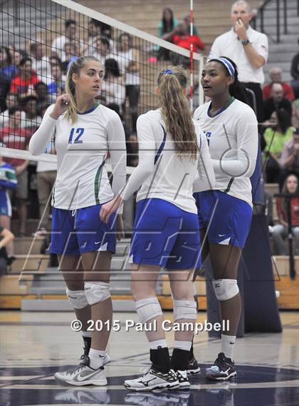 Thumbnail 1 in Gilbert vs Xavier (AIA Semifinal Playoff) photogallery.