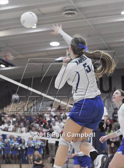 Thumbnail 1 in Gilbert vs Xavier (AIA Semifinal Playoff) photogallery.