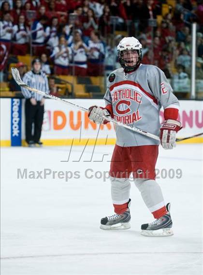 Thumbnail 1 in Burlington vs Catholic Memorial (MIAA Division 1A Final) photogallery.