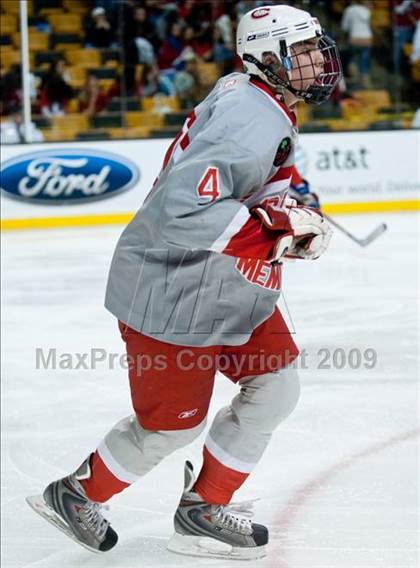 Thumbnail 1 in Burlington vs Catholic Memorial (MIAA Division 1A Final) photogallery.