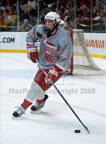 Thumbnail 2 in Burlington vs Catholic Memorial (MIAA Division 1A Final) photogallery.