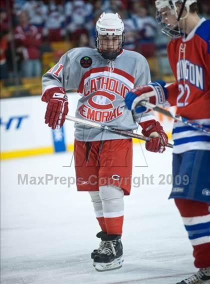 Thumbnail 1 in Burlington vs Catholic Memorial (MIAA Division 1A Final) photogallery.